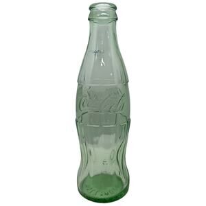 Vintage Green Glass CocaCola Hollywood CA No Refill Contour Bottle